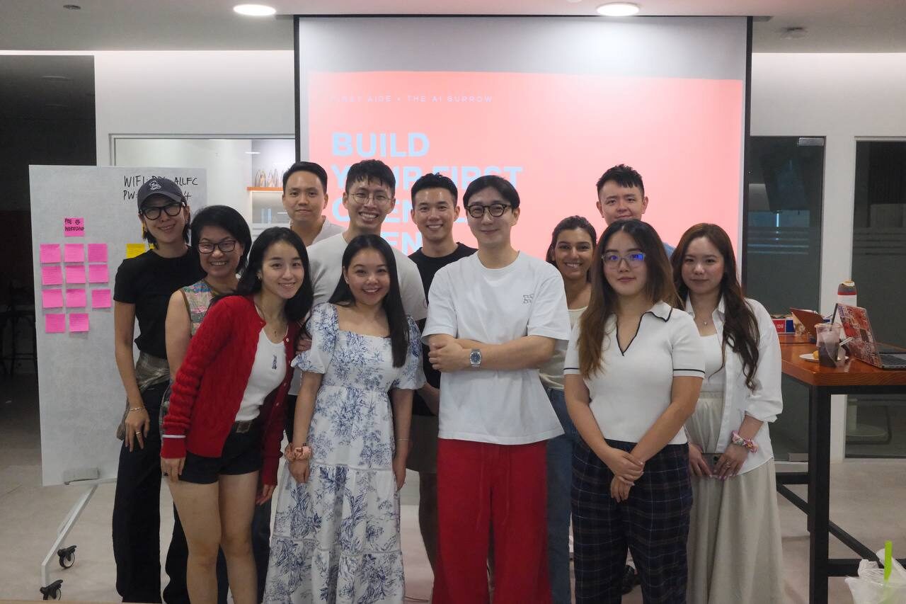 Workshop #05 cohort group photo, Build Your First and Very Own AI Employee with first AIde, 27 June 2026