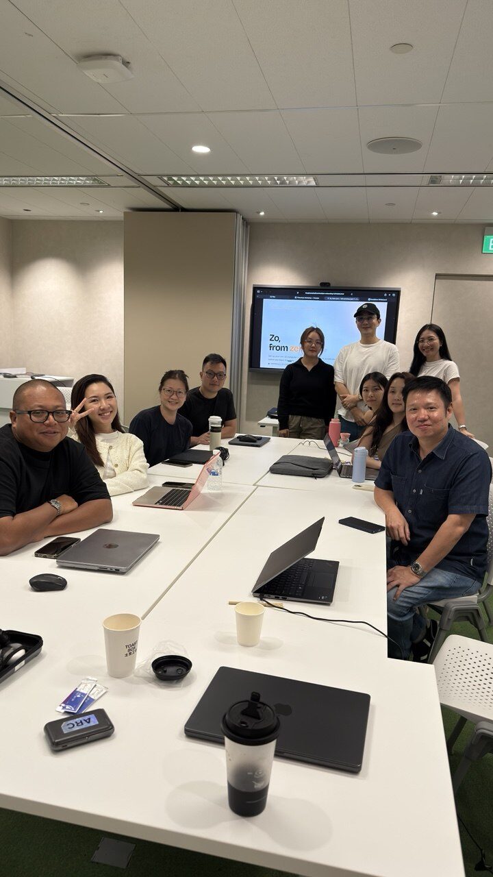 Workshop #06 cohort at the table, Build Your AI Business Partner: Entrepreneurs and Founders, 1 August 2026